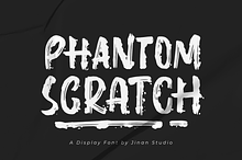Phantom Scratch - A Display Font