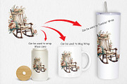Rocking Chair Clipart, a Graphic by Artnoy (Thumbnail 4 of 5)