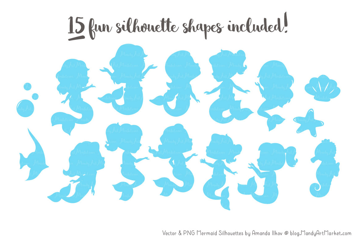 Mermaid Silhouettes in Fresh Boy, an Illustration by Amanda Ilkov (Photo 2 of 3)