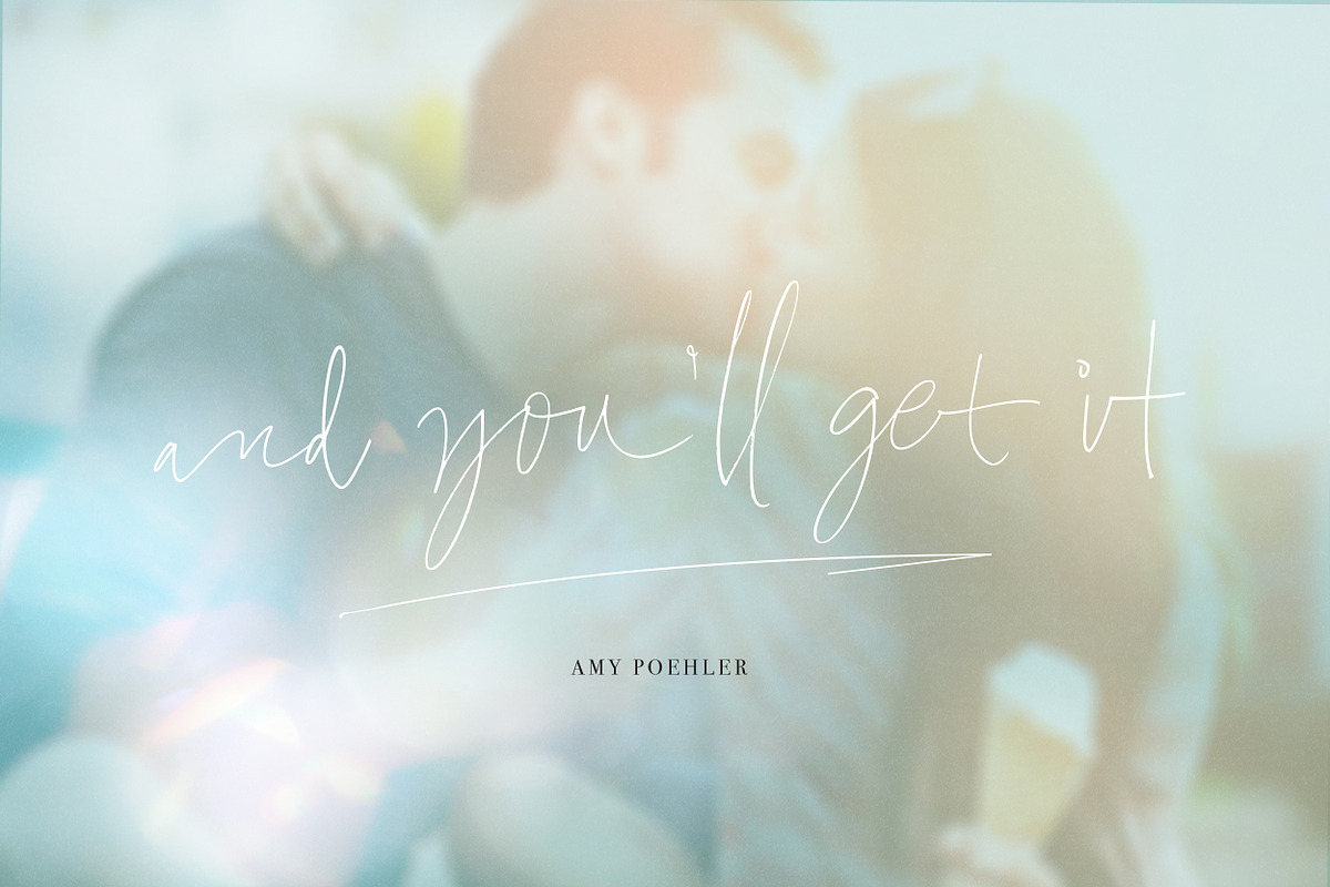 Charlotte Script with 120 ligatures preview 6