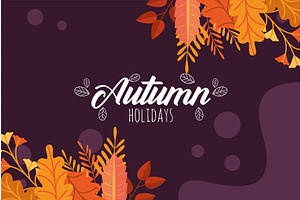 Autumn Seasonal Poster