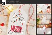 Christmas Gift Tag Mockup, an Advertising Mockup by SD Mockup (Thumbnail 4 of 4)