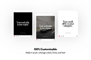350 Luxury Entrepreneur Quotes, a Social Media Template by Defects (Thumbnail 3 of 4)