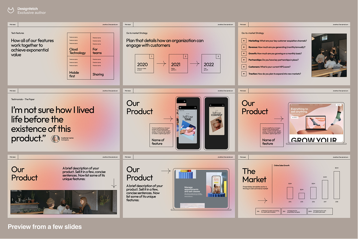 Pitch Deck - Gradient, a Presentation Template by Oday Noon (Photo 3 of 10)