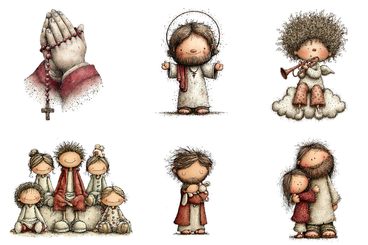 Christian Easter Clipart, an Illustration by CreationArt (Photo 5 of 5)