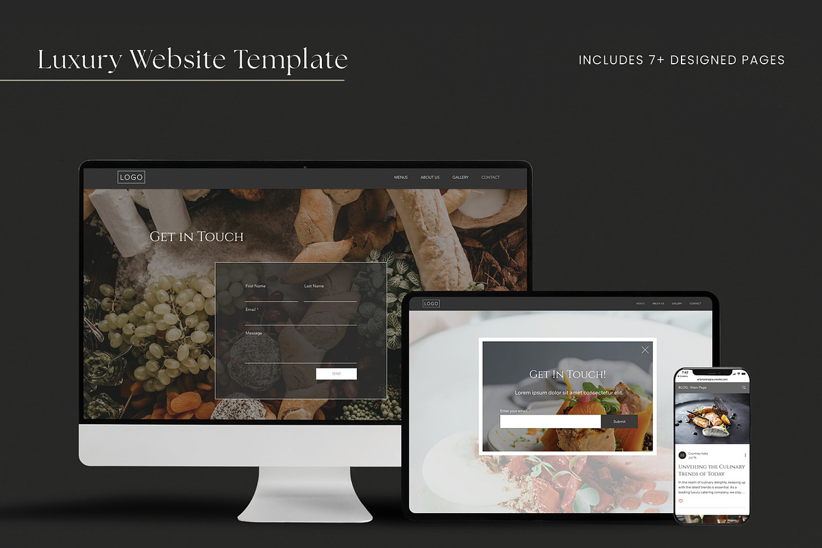 New Business Wix Website Template, a Wix Template by Italia Designs (Photo 2 of 3)