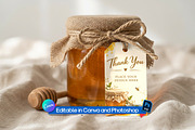 Favor Tag Mockups on Honey Jar, an Advertising Mockup by Rami's Mockups (Thumbnail 1 of 2)