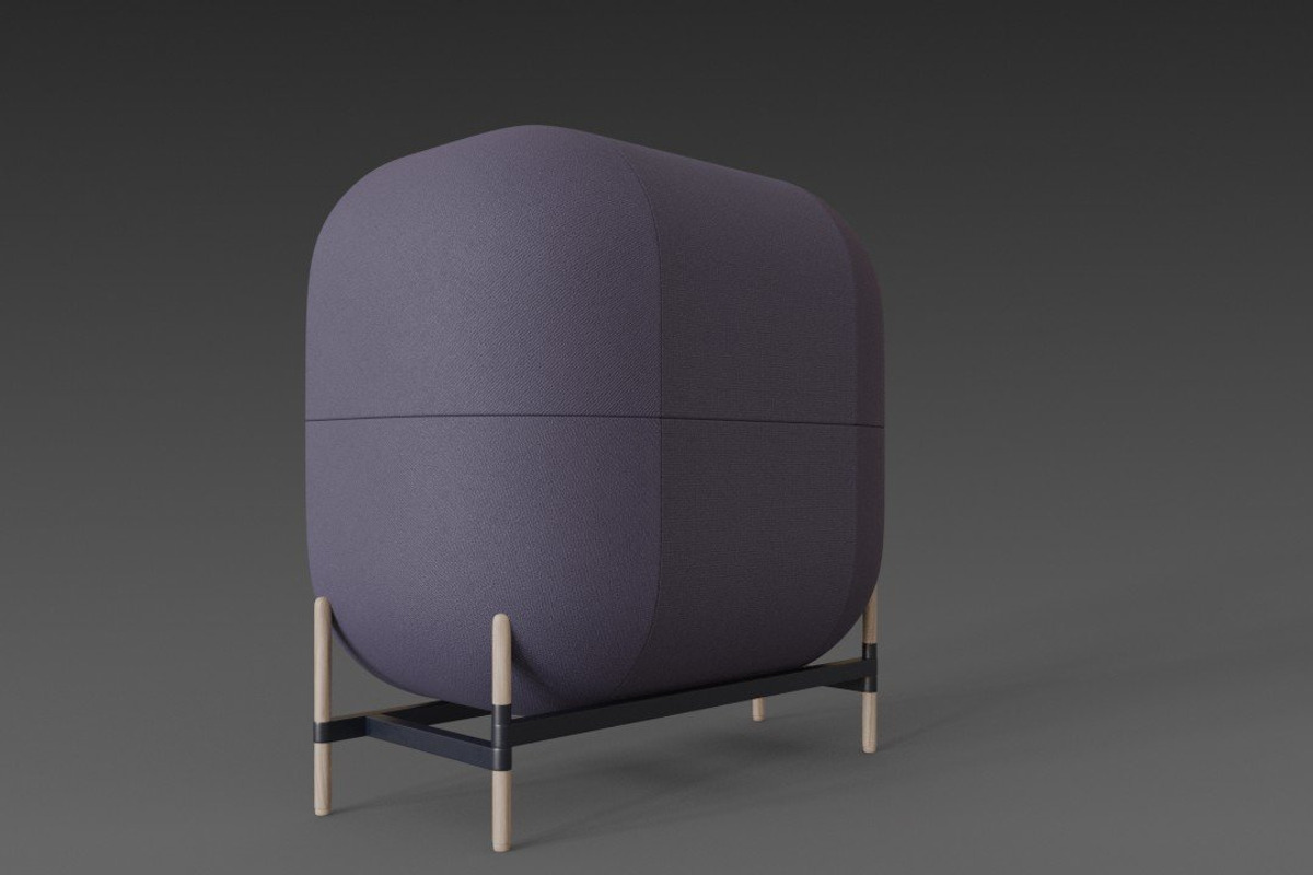 Big capsule chair sofa, a 3D by NojskaAksjon (Photo 4 of 21)
