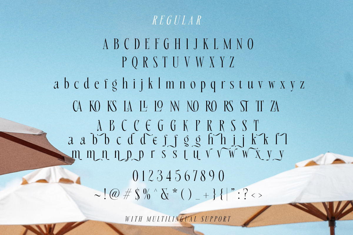 Beverly Walters Stylish Serif, a Serif Font by Letterhend Studio (Photo 6 of 11)