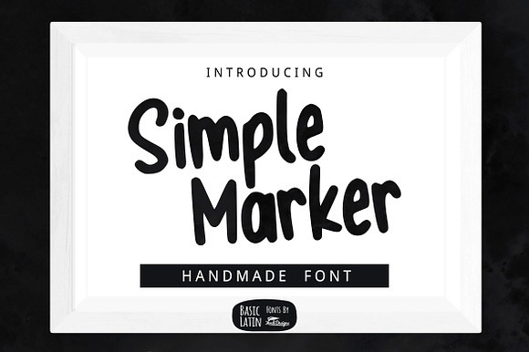 Simple Marker Font preview 6
