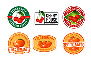 FRUIT & VEGETABLE BUNDEL LOGO BADGE, a Branding & Logo Template by grindstudio (Thumbnail 6 of 11)