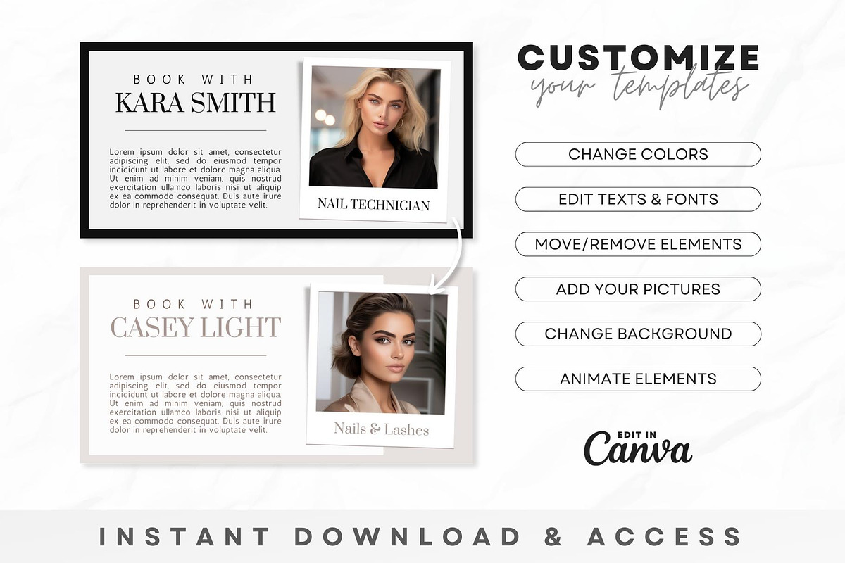 Nail Tech Acuity Scheduling • Canva, a Websites & App Template by OniriqveDesigns (Photo 4 of 8)