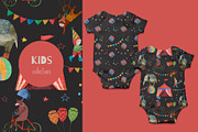 Circus Animals Watercolor patterns, a Pattern Graphic by watercolor kamill (Thumbnail 3 of 9)