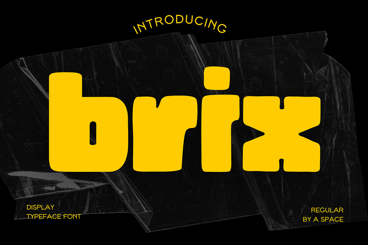 Brix - Display Font, a Handwritten Font by aeys_land (Photo 1 of 5)