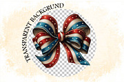 Patriotic USA Bow Clipart Bundle, an Illustration by SVGArt (Thumbnail 9 of 9)