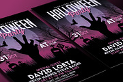 Halloween Party Flyer, a Flyer Template by Muhamad Iqbal hidayat (Thumbnail 3 of 4)
