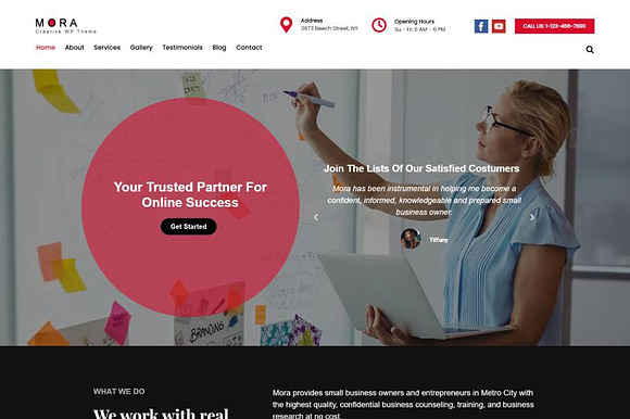 Mora Multipurpose WordPress Theme preview 7