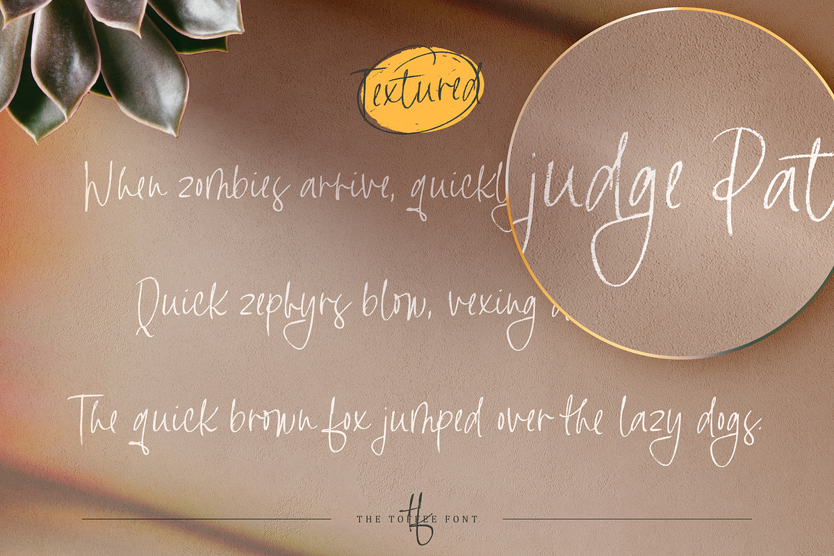 Toffee Handwritten Font & Extras, a Script Font by VladCristea (Photo 9 of 11)