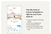 Boho Instagram Feed Canva Templates, a Social Media Template by Cultive Creative (Thumbnail 2 of 13)