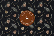 Merry & Bright Christmas Set, a Decorative Illustration by Karma (Thumbnail 12 of 22)