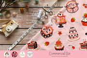 Halloween Cake Seamless Pattern, a Pattern Graphic by Chonnieartwork (Thumbnail 4 of 5)
