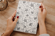 Sketched Japanese Anemones, a Pattern Graphic by MalyskaStudio (Thumbnail 11 of 11)
