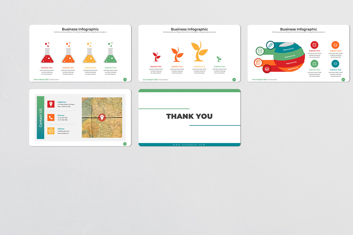 Annual Report Keynote Template, a Presentation Template by Design Vault (Photo 9 of 9)
