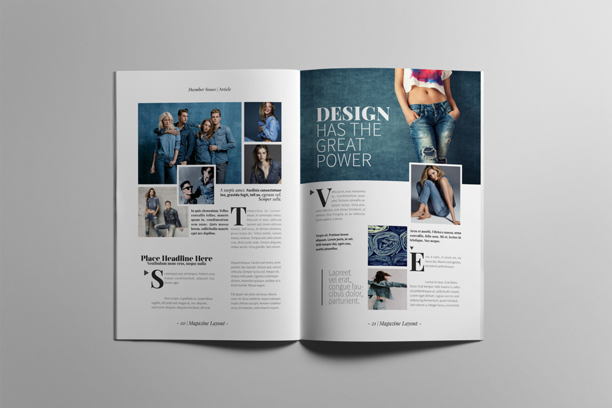 The Best Magazine Layout Design, a Magazine Template by Swayang (Photo 10 of 18)
