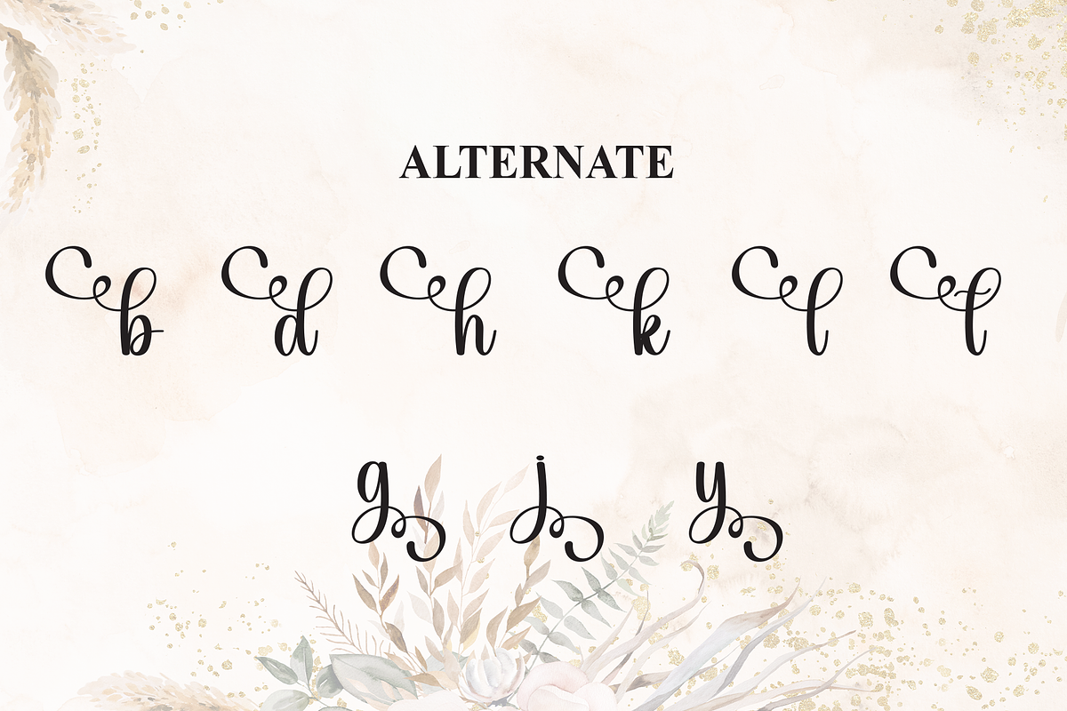 Madelyn | Script Font, a Handwritten Font by Scratchones (Photo 8 of 9)