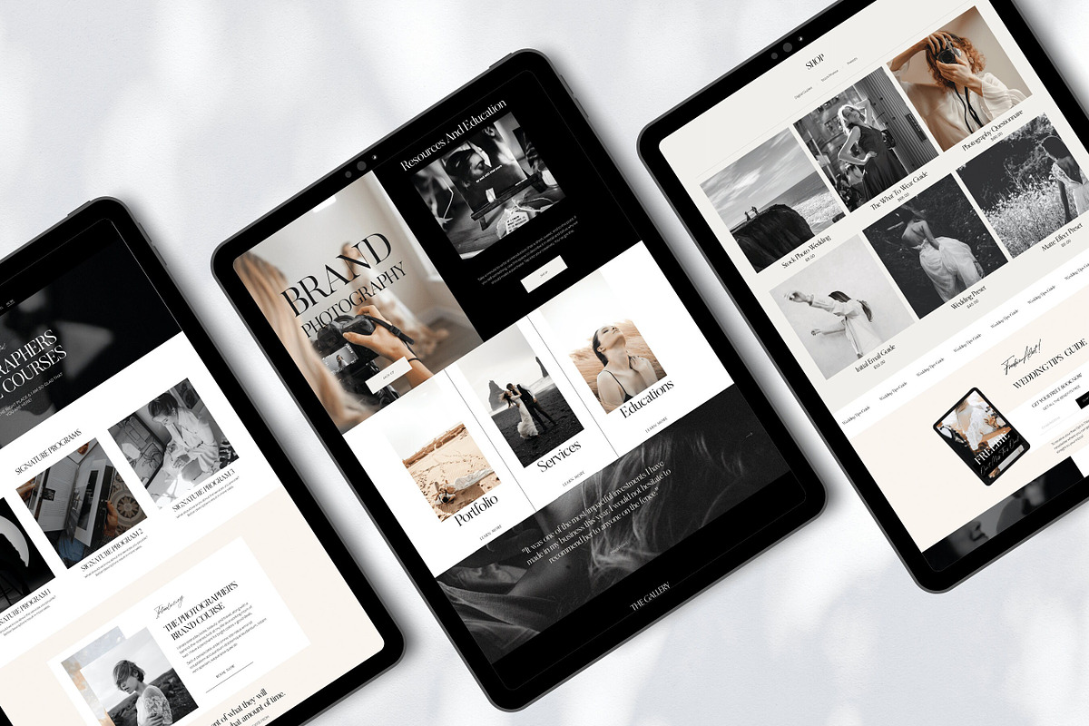 Photography Squarespace Template, a Squarespace Template by Presentibox (Photo 3 of 9)