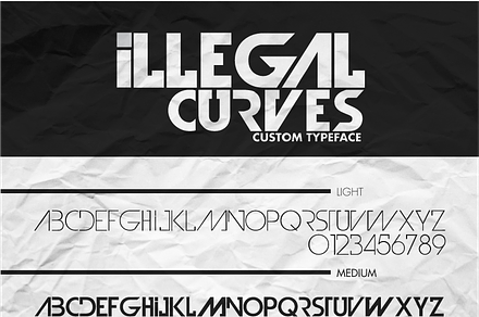 iLlegal Curves Typeface