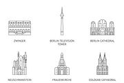Famous Germany travel landmarks, an Object Graphic by flatart (Thumbnail 4 of 4)