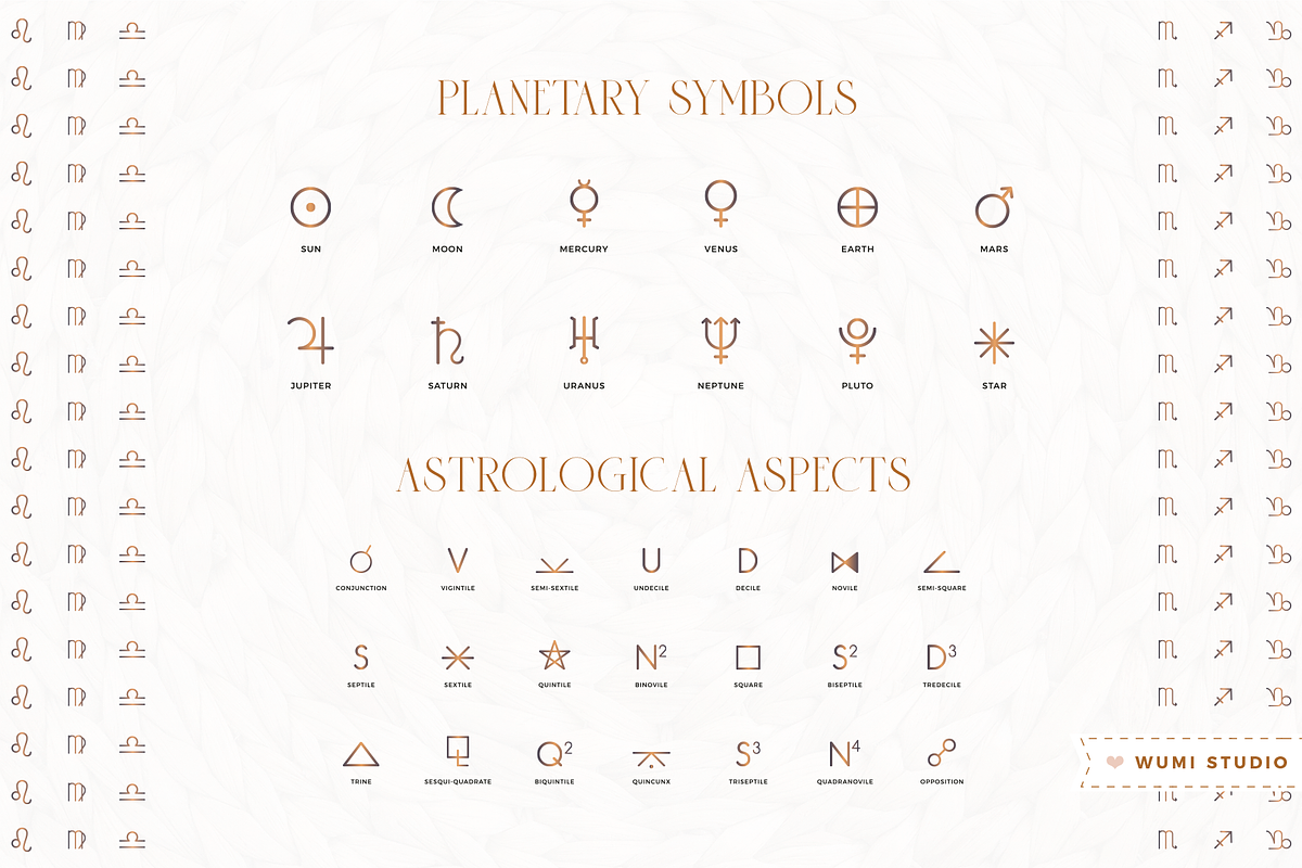 Zodiac Collection, a Decorative Illustration by Wumi Studio (Photo 6 of 15)