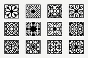 Black Decorative Laser Cut Design, an Illustration by BIPLOB EXPERT (Thumbnail 6 of 9)