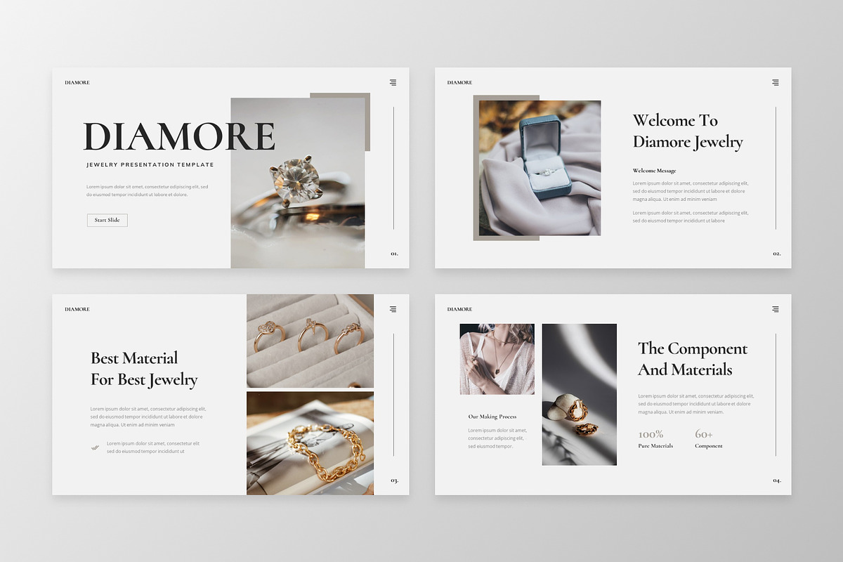 Diamore - Jewelry Keynote Template, a Presentation Template by MtvtdArt (Photo 4 of 6)