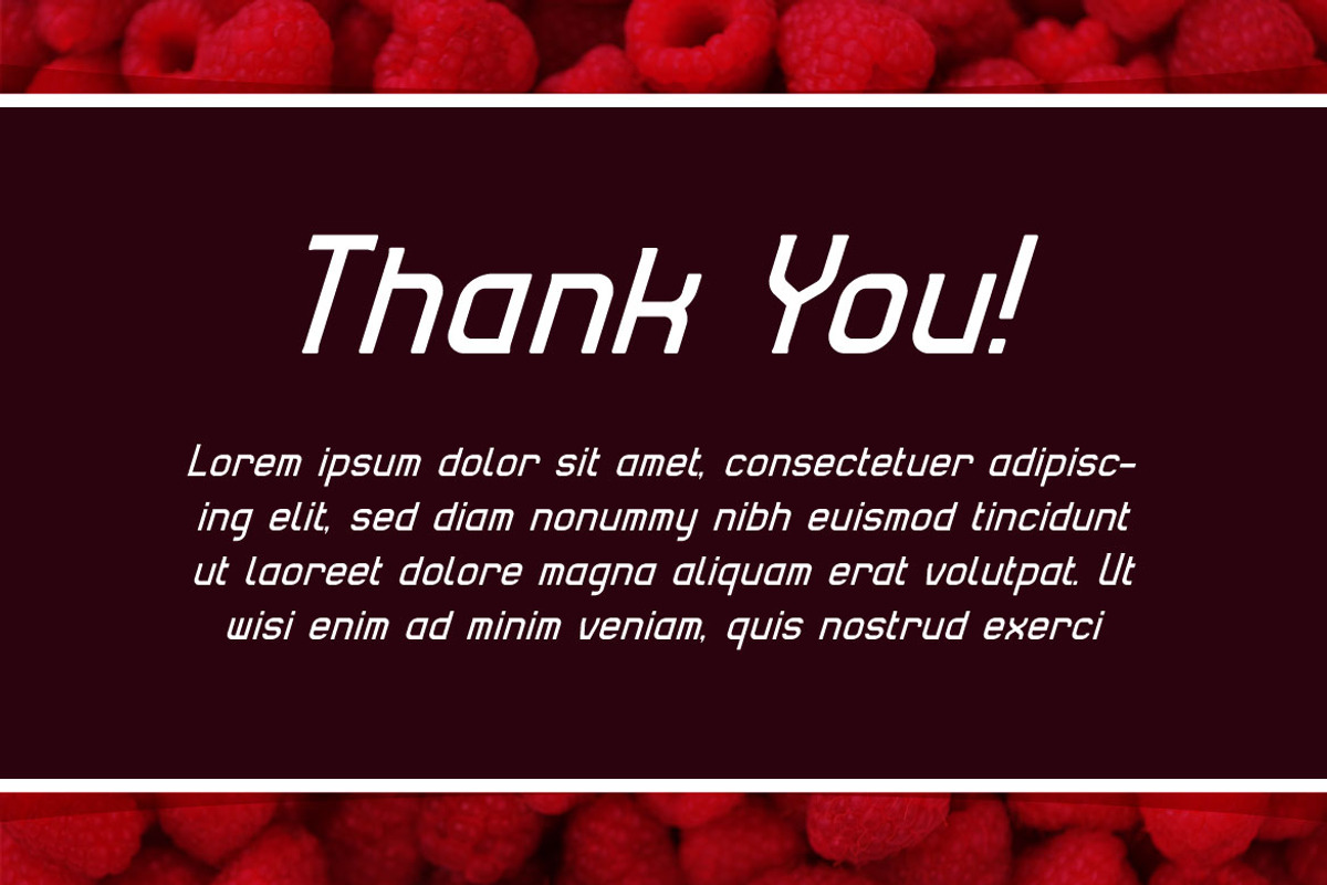 Rasberry - Clean and Modern Font, a Sans Serif Font by Mightyfire (Photo 3 of 3)