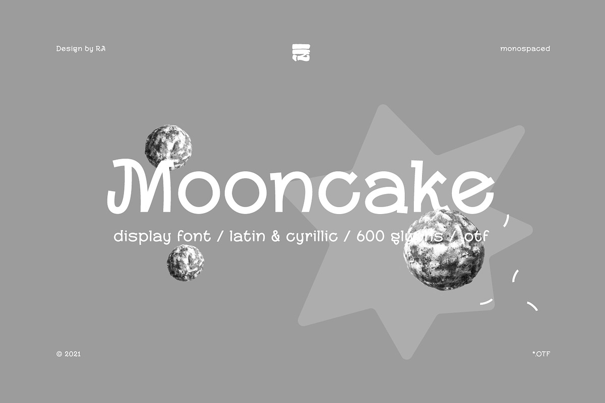 Mooncake - Display Font, a Slab Serif Font by Diacritics (Photo 1 of 5)