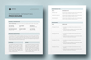 Standard Operating Procedure, SOP, a Stationery Template by Niofix (Thumbnail 3 of 6)