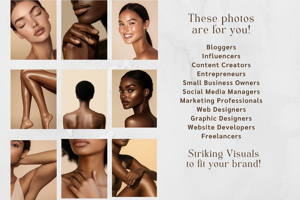 Diverse Skincare Models Photo Bundle, a Beauty & Fashion Photo by HAYAG Creatives (Photo 6 of 6)
