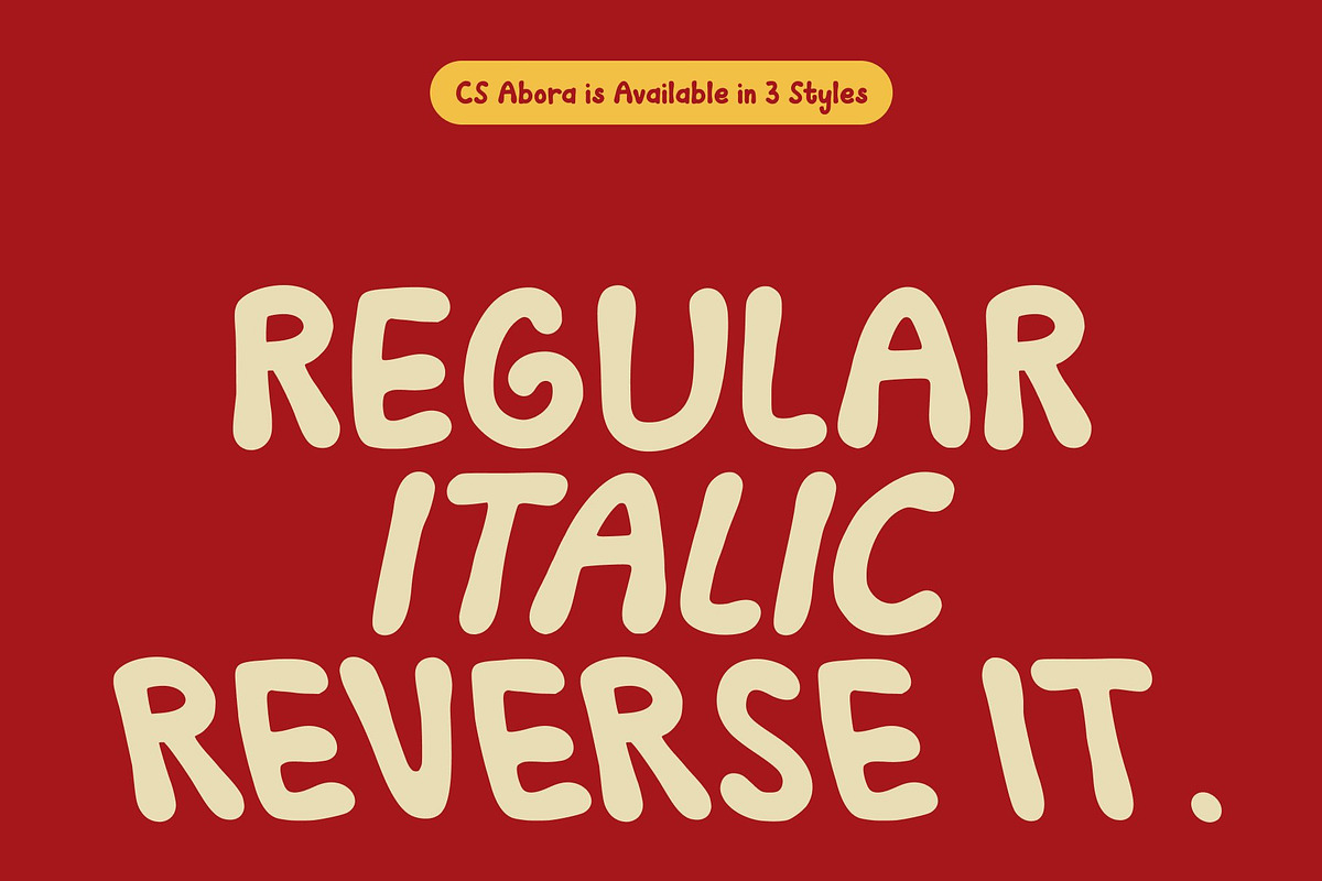 CS Abora – Kids Font, a Sans Serif Font by Craft Supply Co. (Photo 5 of 8)
