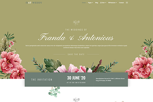 AT Weddy Onepage WordPress Theme