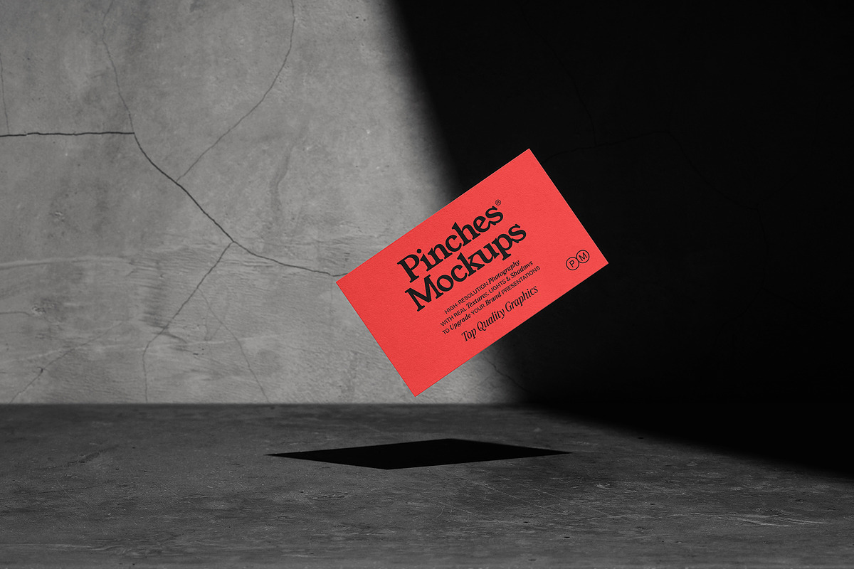PM_BC/Ø8 - Business Card Mockup, a Print Template by PinchesMockups© (Photo 1 of 5)