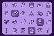 30 Love & Romance Outline Icons, an Outline Icon by Adl Studio (Thumbnail 2 of 4)