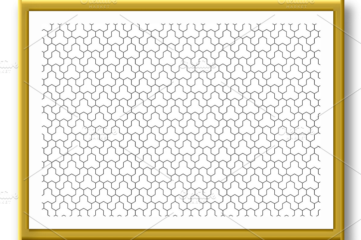 Seamless Geometric Vector Background, a Decorative Illustration by FineArtStudio (Photo 3 of 3)