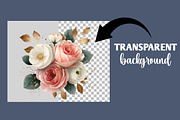 Blush Pink Wedding Floral Clipart, an Illustration by Designworld (Thumbnail 5 of 5)