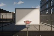 Basketball Backboard Mockup, a Mockup by Mockupnine (Thumbnail 7 of 7)