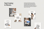 2026 Fitness Instagram Templates, a Social Media Template by Wildnun Studio (Thumbnail 2 of 11)
