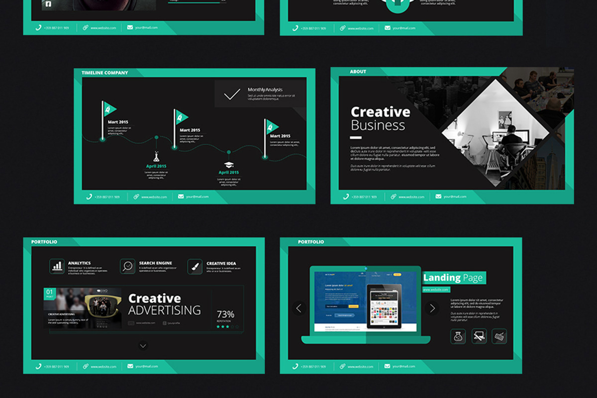 Creative Business - Presentation, a Presentation Template by Radomir (Photo 3 of 11)