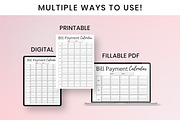 Bill Payment Calendar, a Print Template by Snapybiz (Thumbnail 9 of 10)