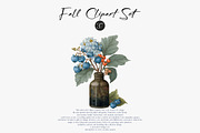 Watercolor Autumn Clipart Fall Set, an Illustration by CreationArt (Thumbnail 3 of 7)